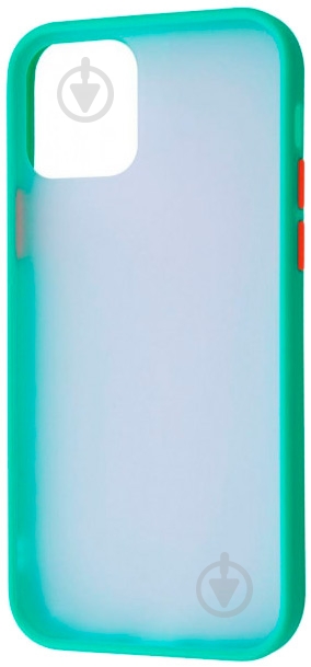 Чехол Shadow Matte Case (PC+TPU) мятно-зеленый для Apple iPhone 12 Pro Max - фото 1