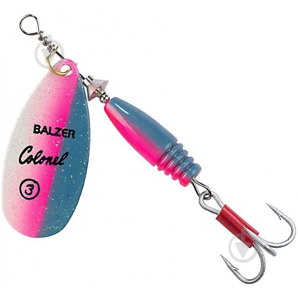 Блесна-вертушка Balzer 10 г COLONEL CLASSIC fluo/pink/blue - фото 1 Блесна-вертушка Balzer 10 г COLONEL CLASSIC fluo/pink/blue - фото 1
