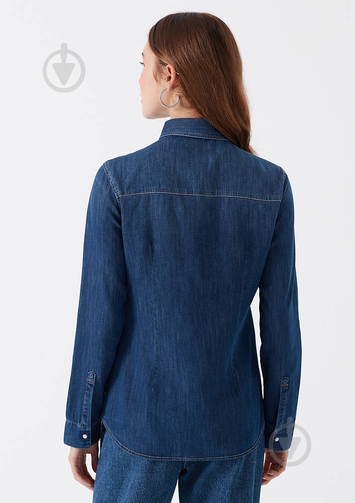 Рубашка Mavi ISABEL Dark Denim 1257129906 р. L синий - фото 4