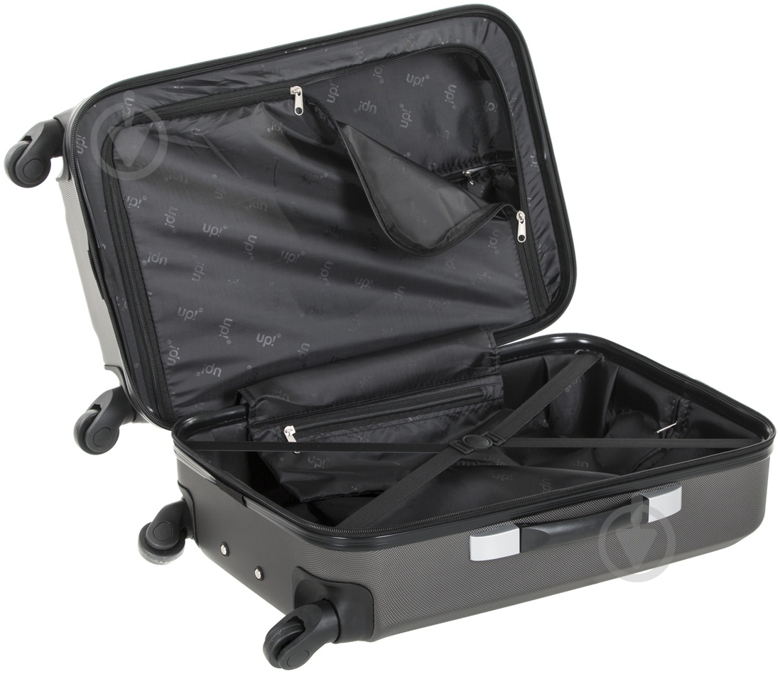 Чемодан UP! (Underprice) 44 л графит 60-1217 52x35x24 см - фото 3