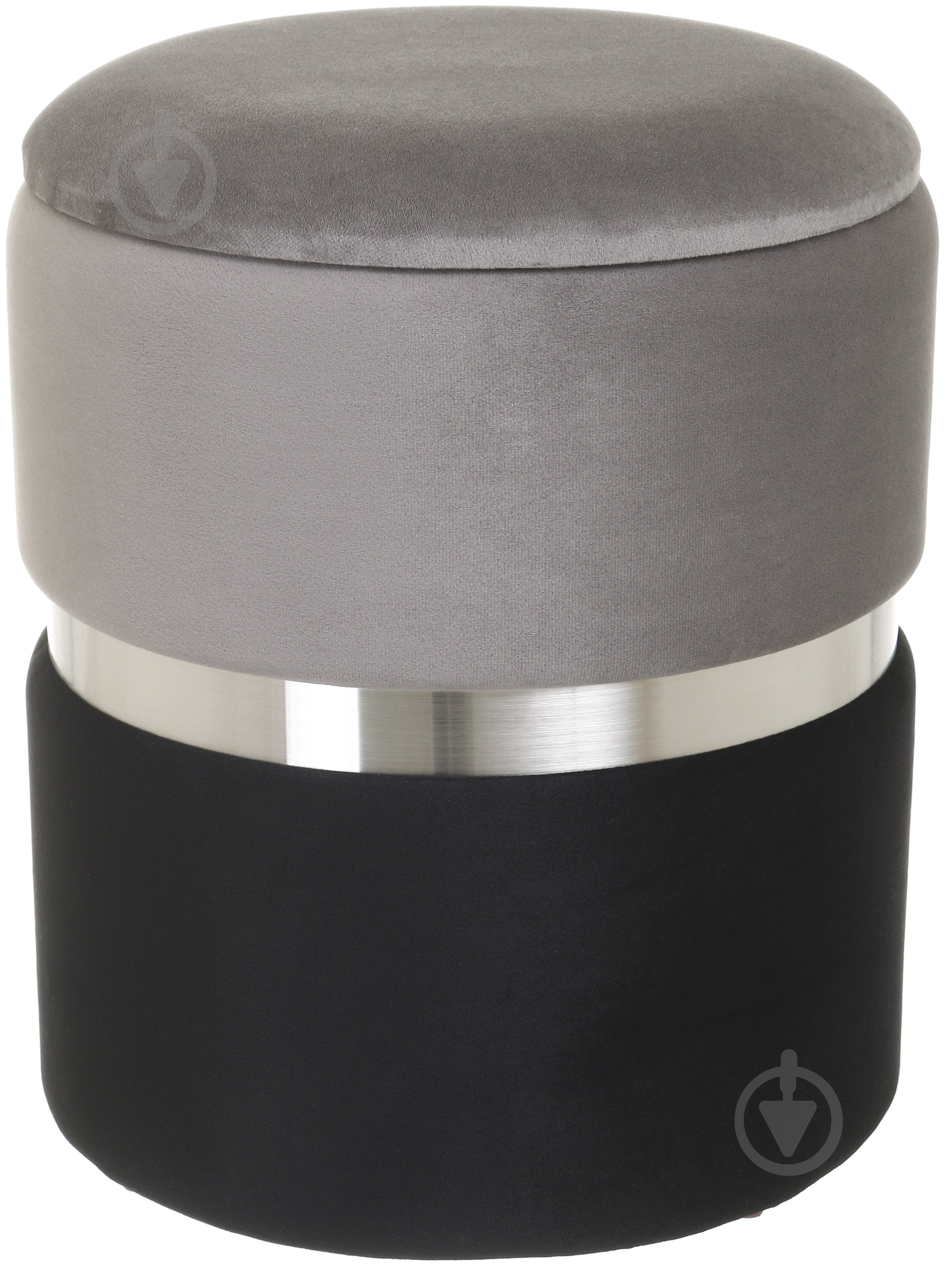 Сундук-пуф Bernard 360х440х черно-серый (VWF18A060G-M) - фото 1