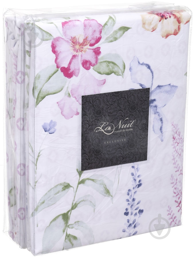 Комплект постельного белья Flora 2 розовый с рисунком La Nuit - фото 2 Комплект постельного белья Flora 2 розовый с рисунком La Nuit - фото 2