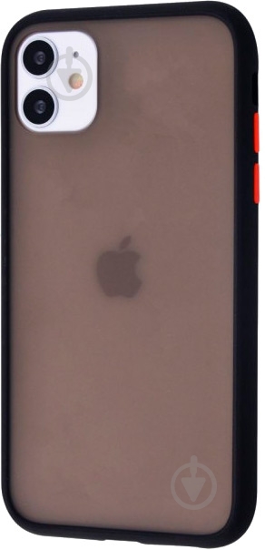 Чехол Shadow Matte Case (PC+TPU) черный для Apple iPhone 11 - фото 1 Чехол Shadow Matte Case (PC+TPU) черный для Apple iPhone 11 - фото 1