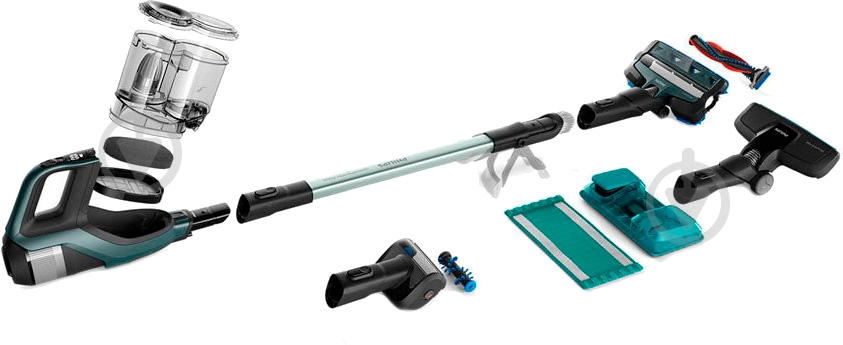 Пылесос аккумуляторный Philips SpeedPro Max Aqua FC6902/01 - фото 25