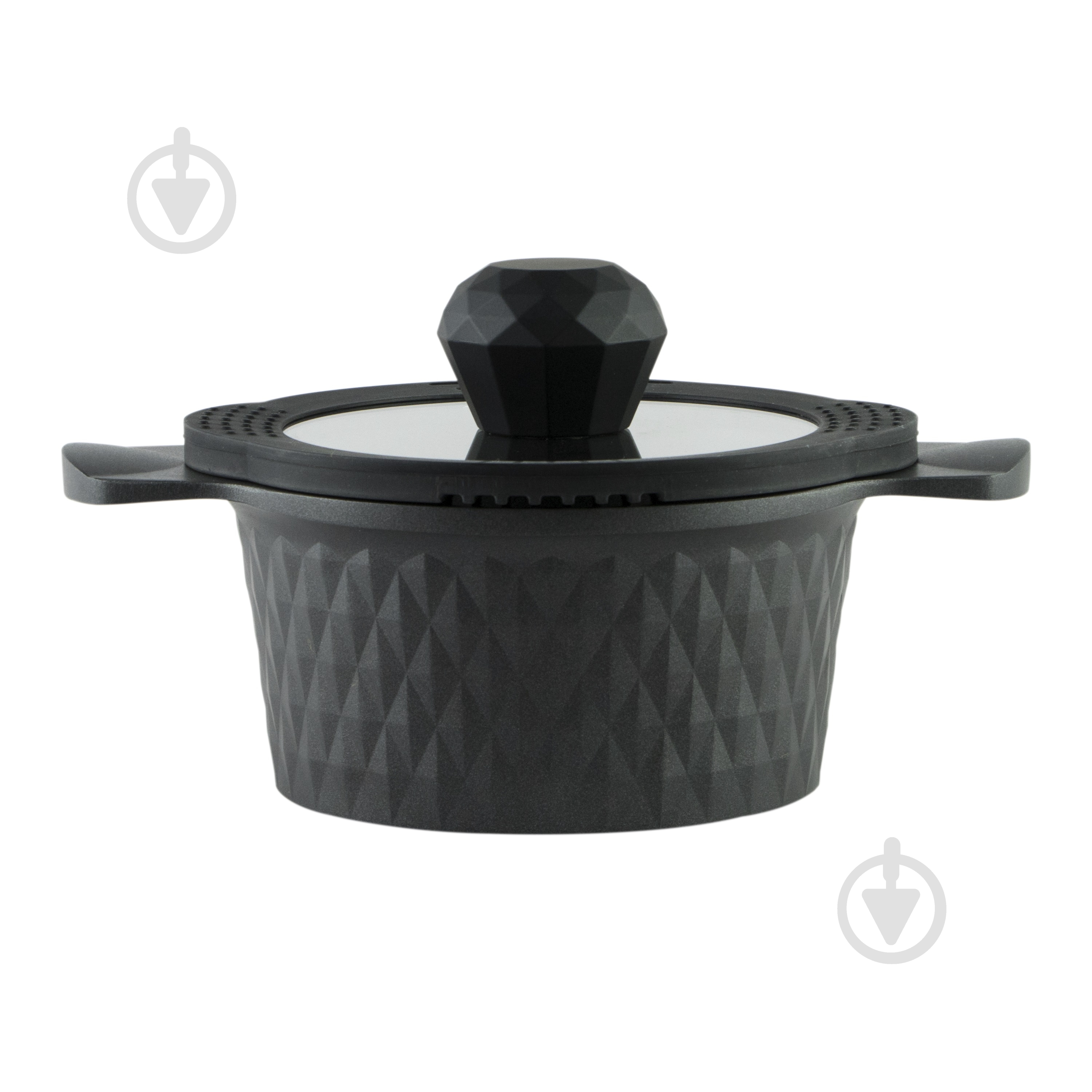 Кастрюля с крышкой Pepper Black Ice Greblon C2 1,5 л - фото 1