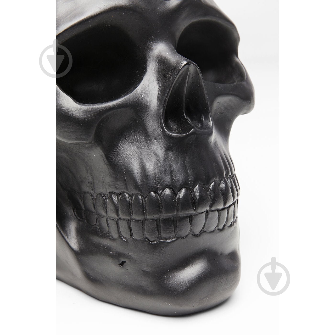 Статуэтка декоративная KARE Design Flower Skull 22х17х24 см черный - фото 3
