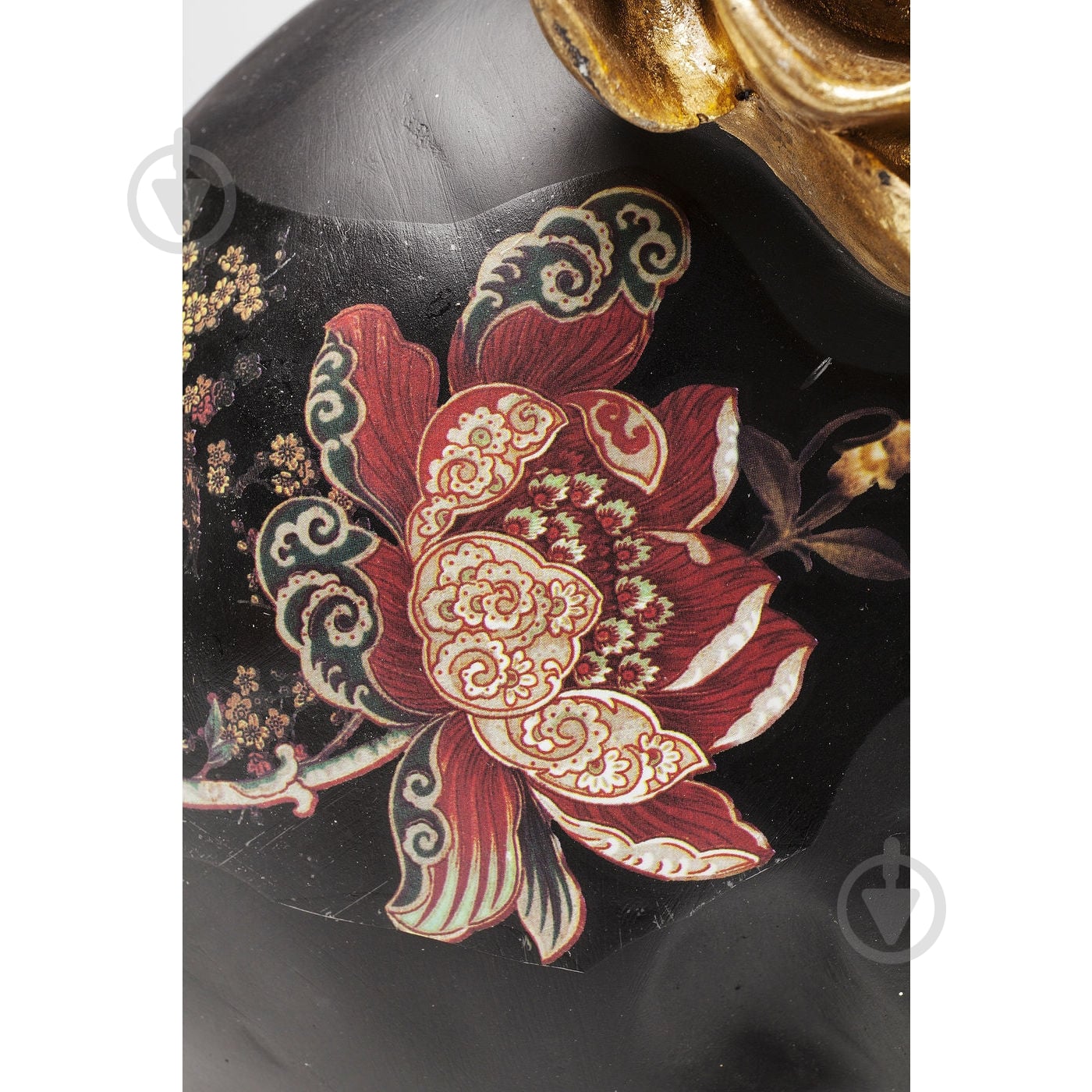 Статуэтка декоративная KARE Design Flower Skull 22х17х24 см черный - фото 6