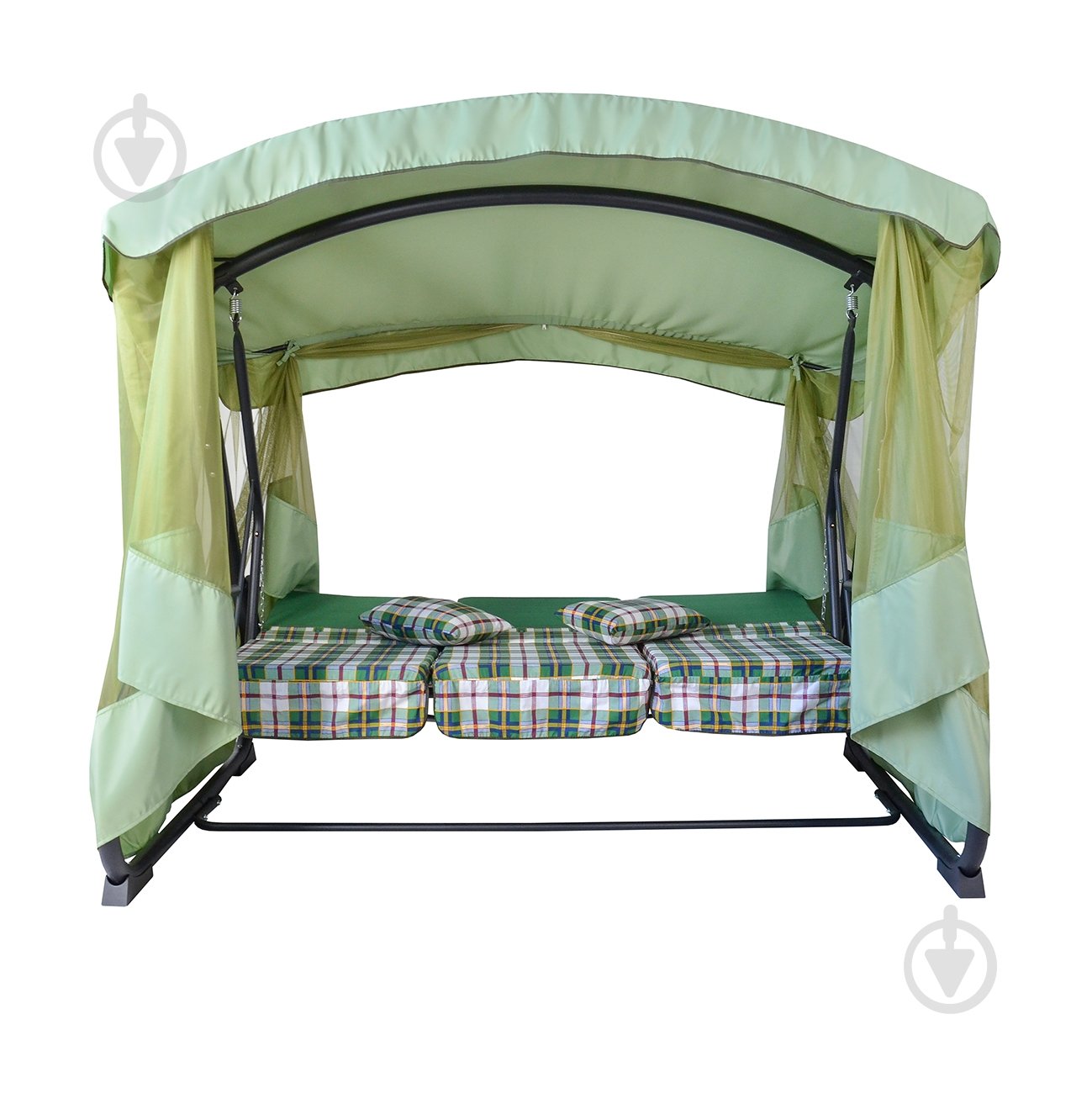 Гойдалка Vitan " Фемелі - 2 " Шотландія зелена - фото 5 Гойдалка Vitan " Фемелі - 2 " Шотландія зелена - фото 5