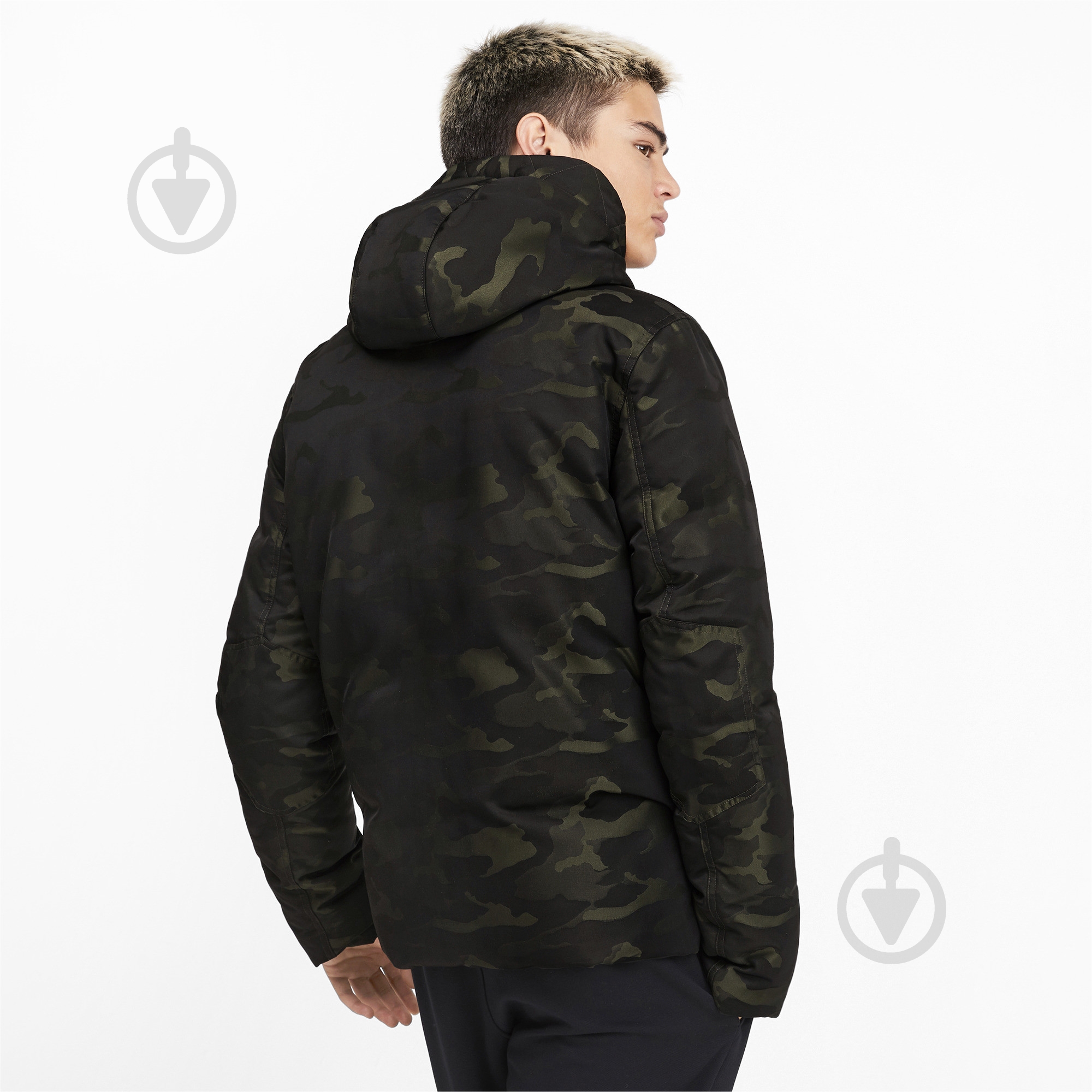 Куртка мужская демисезонная Puma 480 Camo Down Jacket 58044470 р.XL зеленая - фото 4 Куртка мужская демисезонная Puma 480 Camo Down Jacket 58044470 р.XL зеленая - фото 4