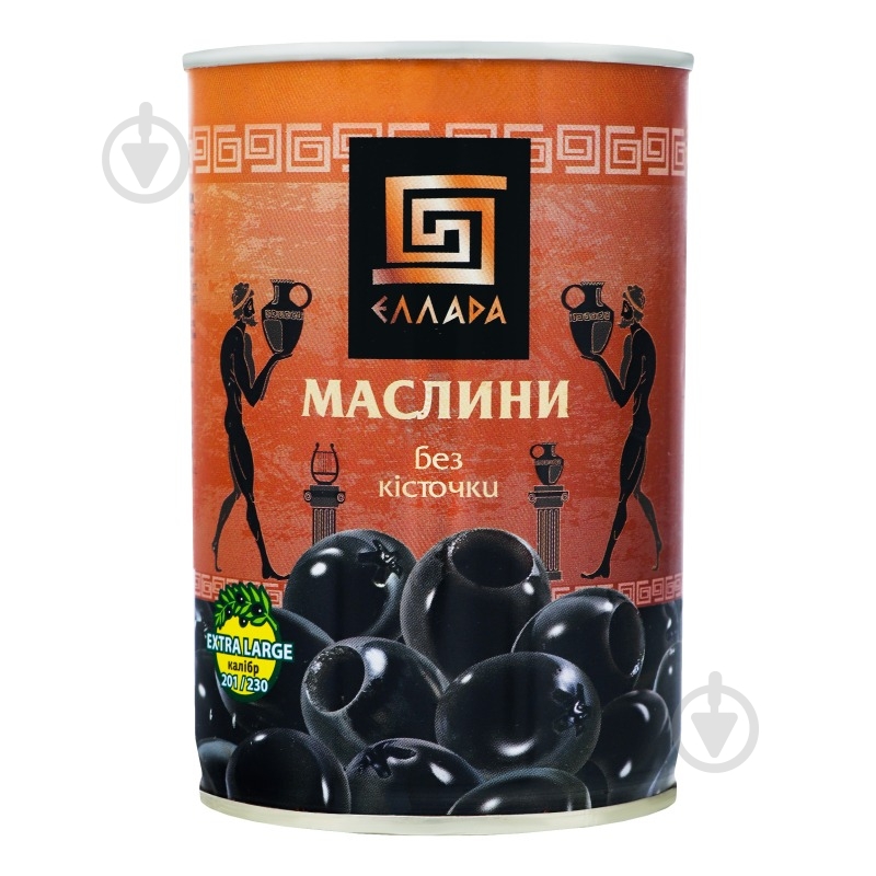 Маслины Ellada без косточки 420 г - фото 1