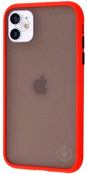 Чехол Shadow Matte Case (PC+TPU) красный для Apple iPhone 11 - фото 1 Чехол Shadow Matte Case (PC+TPU) красный для Apple iPhone 11 - фото 1