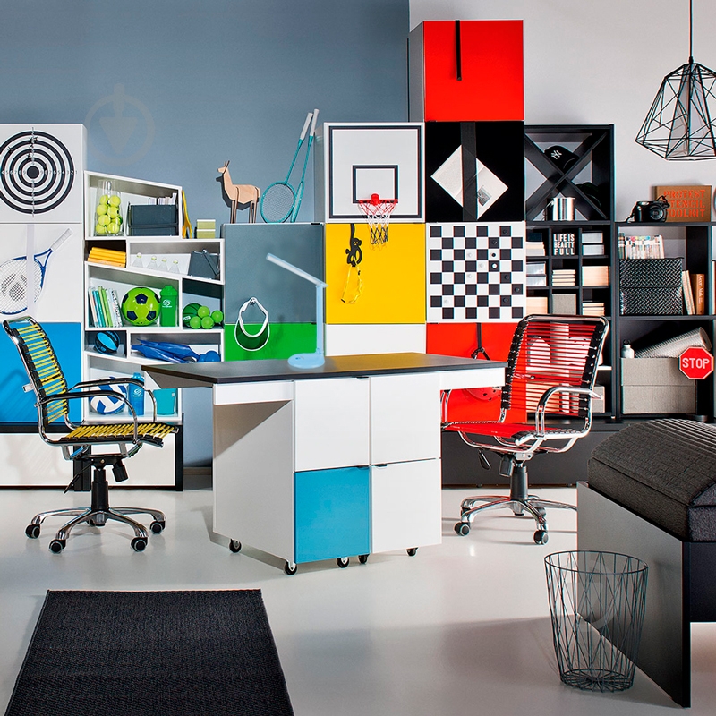 Настольная лампа офисная LightMaster DE1142 LED 10 Вт голубой - фото 2