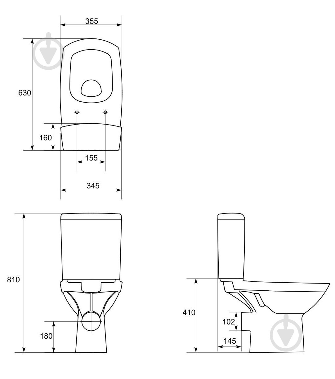 Унитаз-компакт Cersanit CARINA New Clean On 011 - фото 5