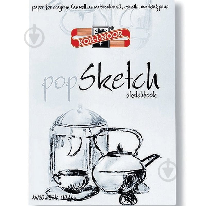 Альбом для скетчів А4 20 арк. 42668 Koh-i-Noor - фото 1 Альбом для скетчів А4 20 арк. 42668 Koh-i-Noor - фото 1