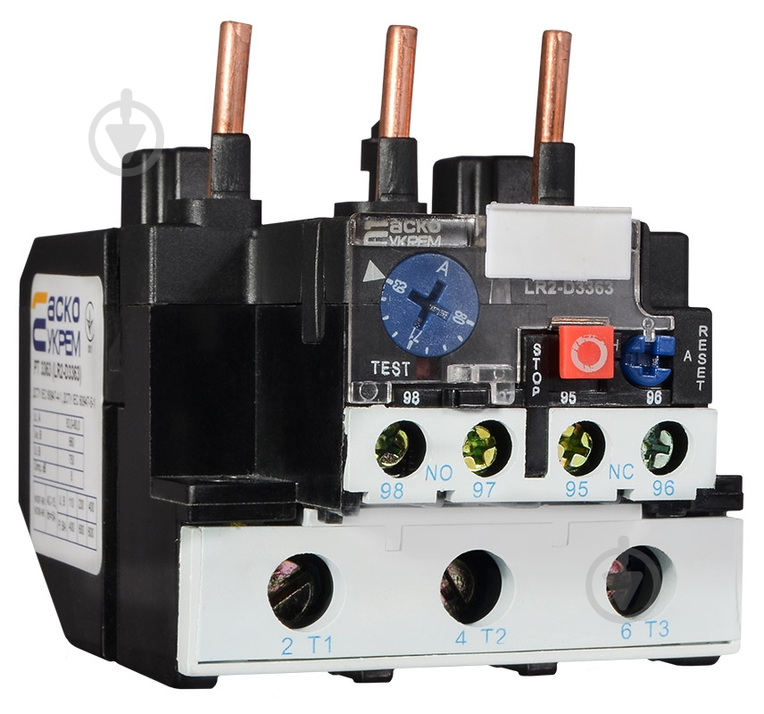 Реле тепловое АСКОУКРЕМ PT 3363 (LR2-D3363) A0040060022 - фото 1