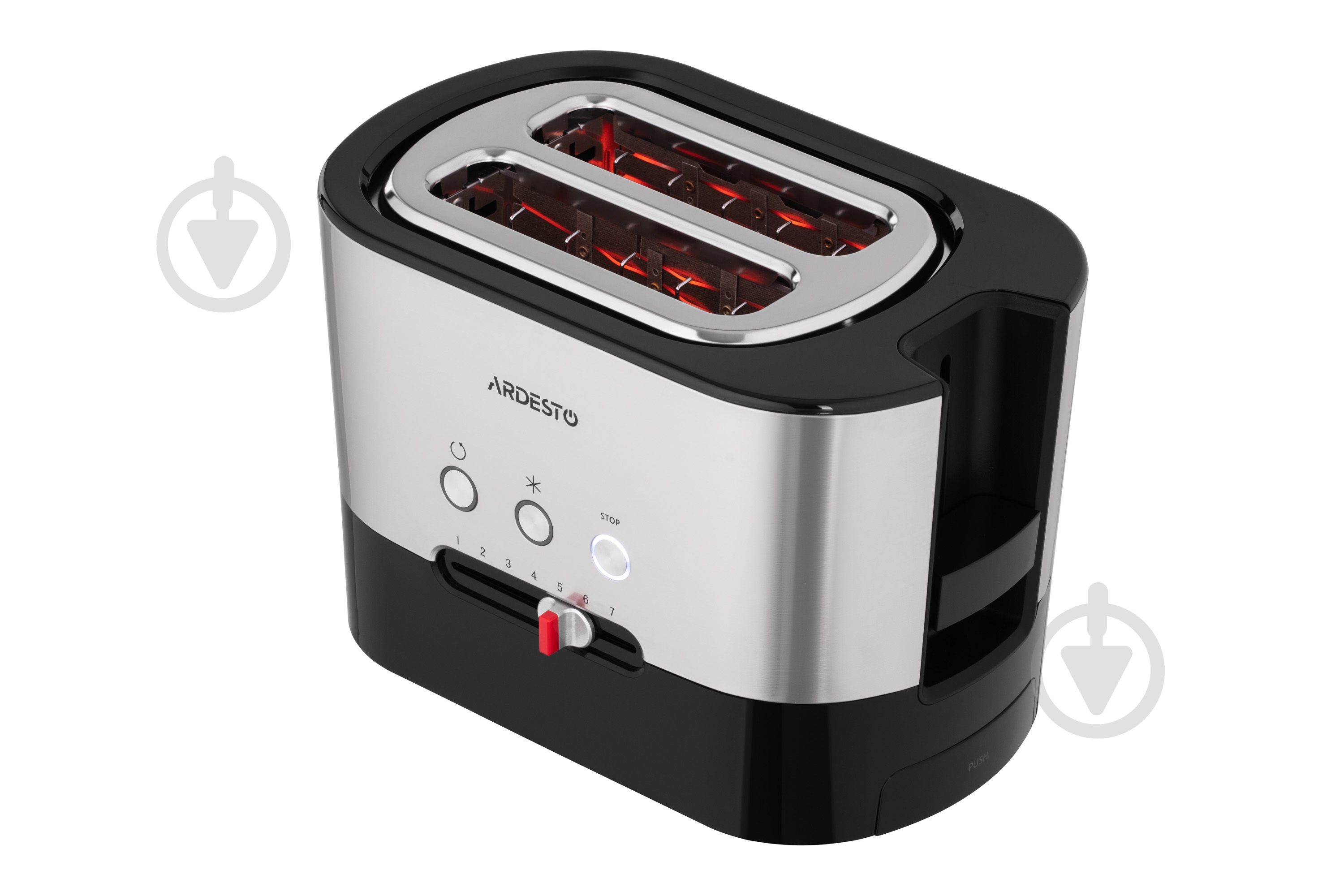Тостер ARDESTO Steel Collection T-K210 - фото 9