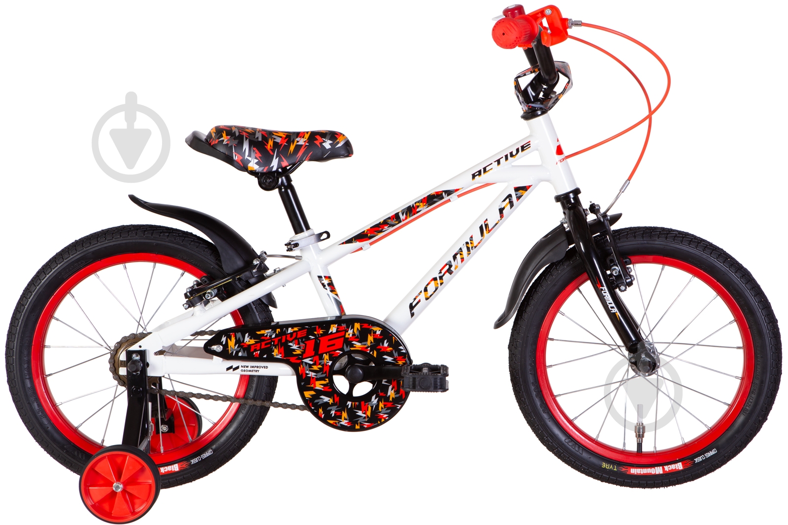 Велосипед Formula 16" 8.5"(22 см) ACTIVE OPS-FRK-16-203 белый - фото 1