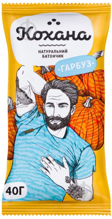 Батончик Кохана Тыква 40 г - фото 1 Батончик Кохана Тыква 40 г - фото 1