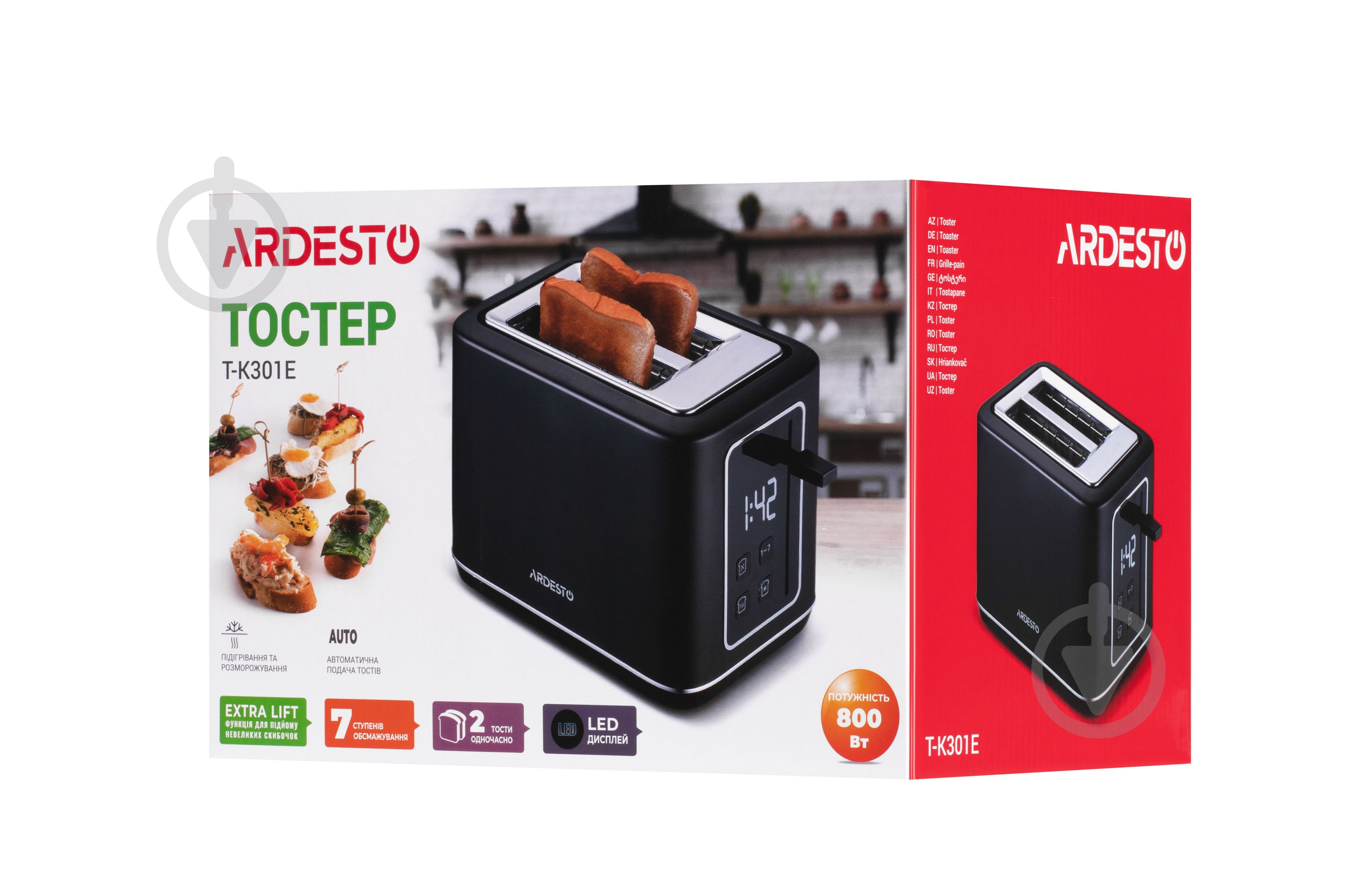 Тостер ARDESTO Elegance T-K301E - фото 16