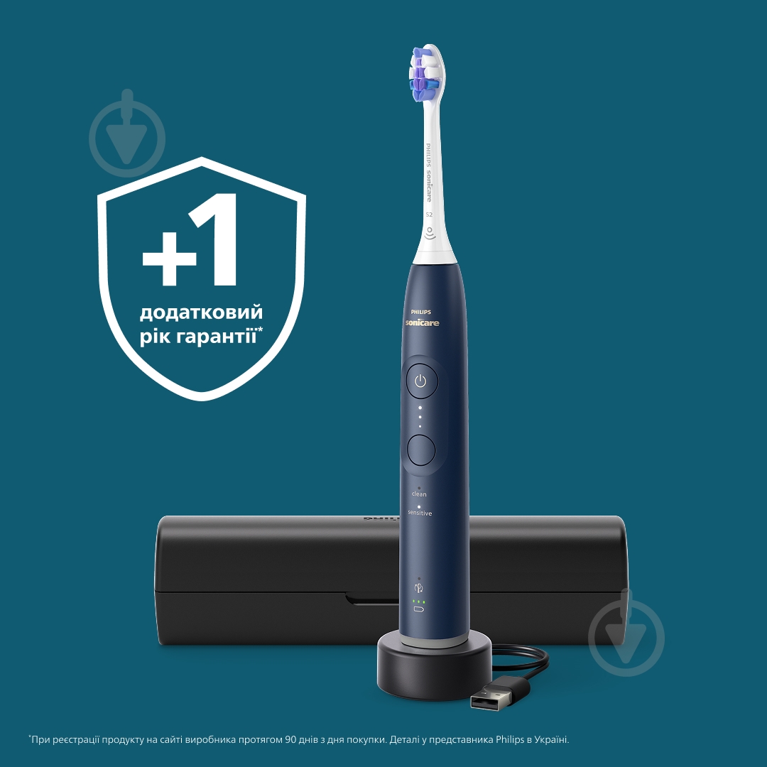 Електрична зубна щітка Philips Series 6100 HX7403/05 - фото 16