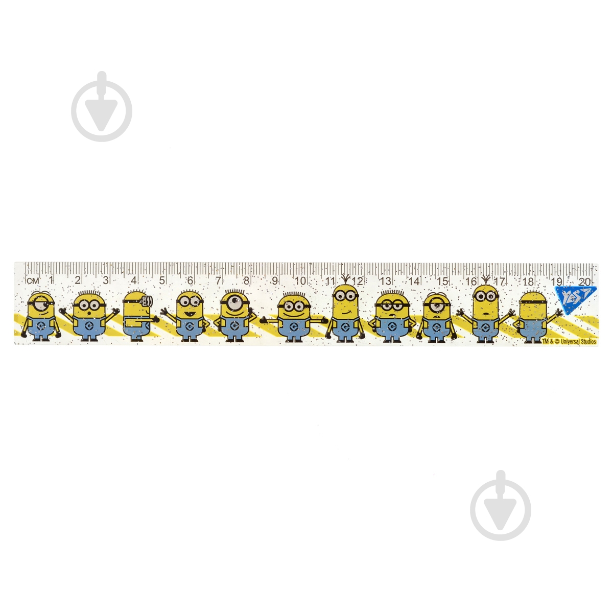 Лінійка 20 см Minions YES - фото 1