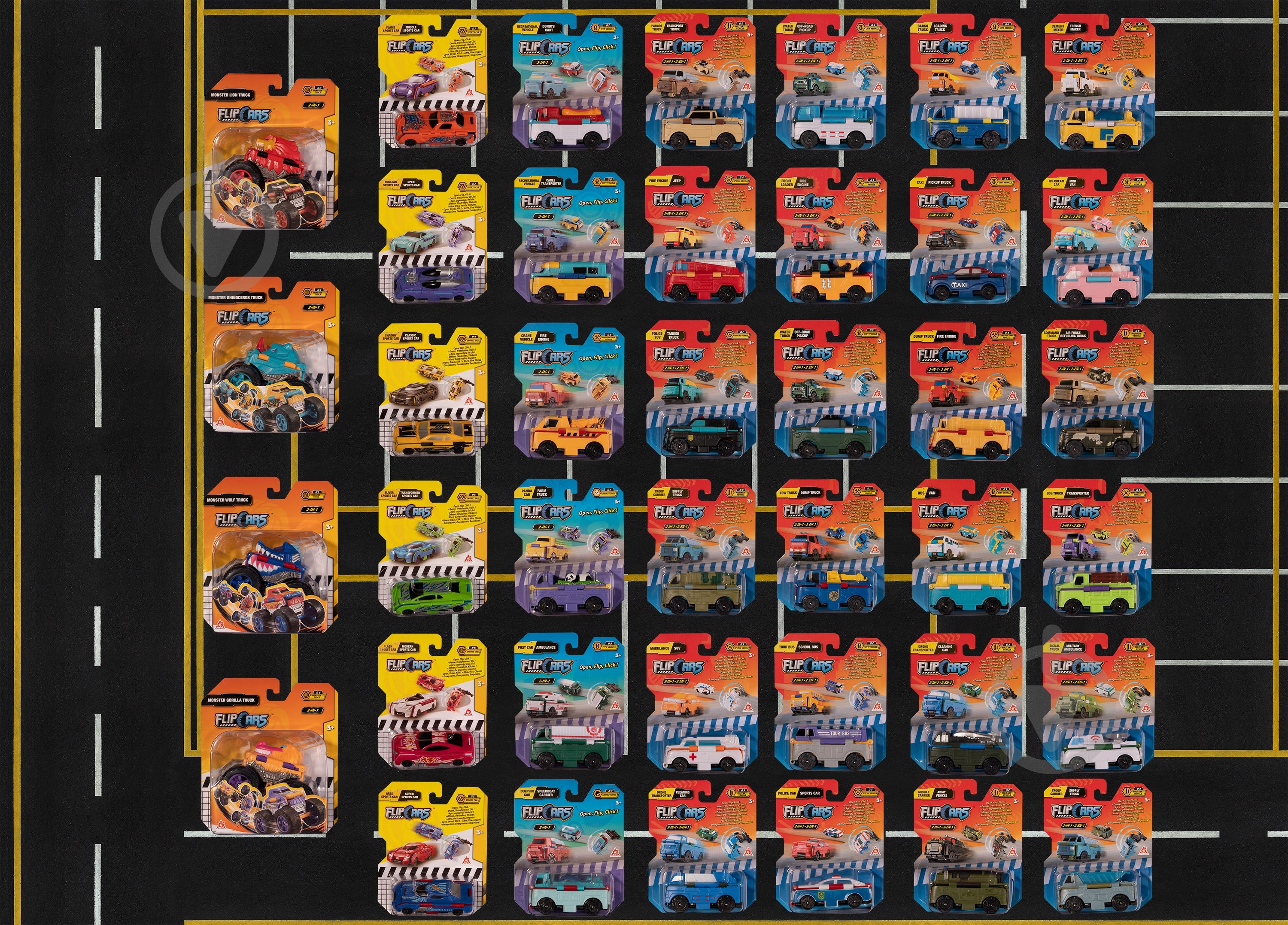 Машинка-трансформер Flip Cars Кран та самоскид EU463875-01 - фото 6