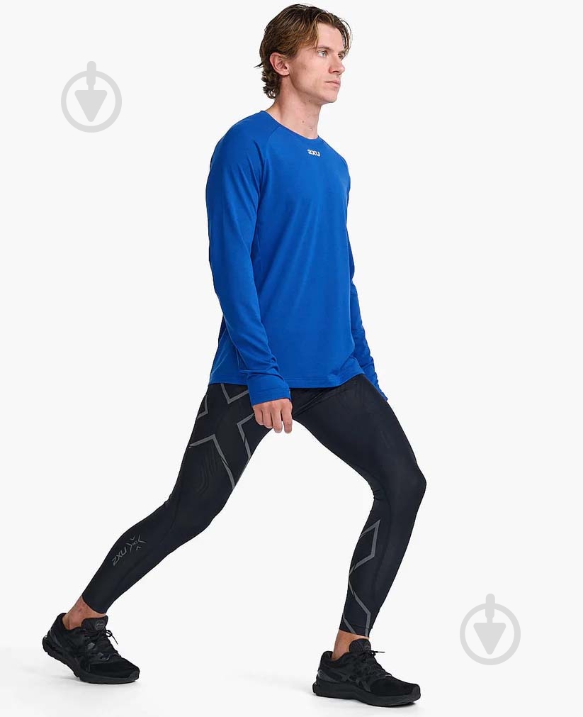 Футболка 2XU Ignition Base Layer L/S MR6827a_SUR/SRF р.M синий - фото 6