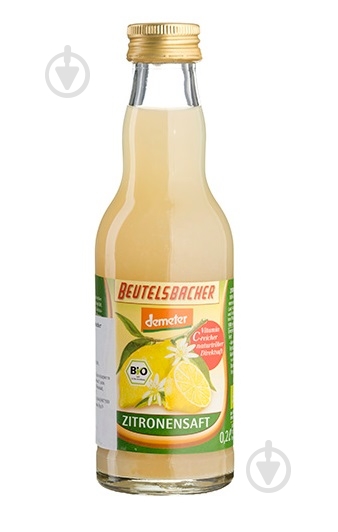 Сок Beutelsbacher лимонный органический 0,2 л (16040) - фото 1 Сок Beutelsbacher лимонный органический 0,2 л (16040) - фото 1