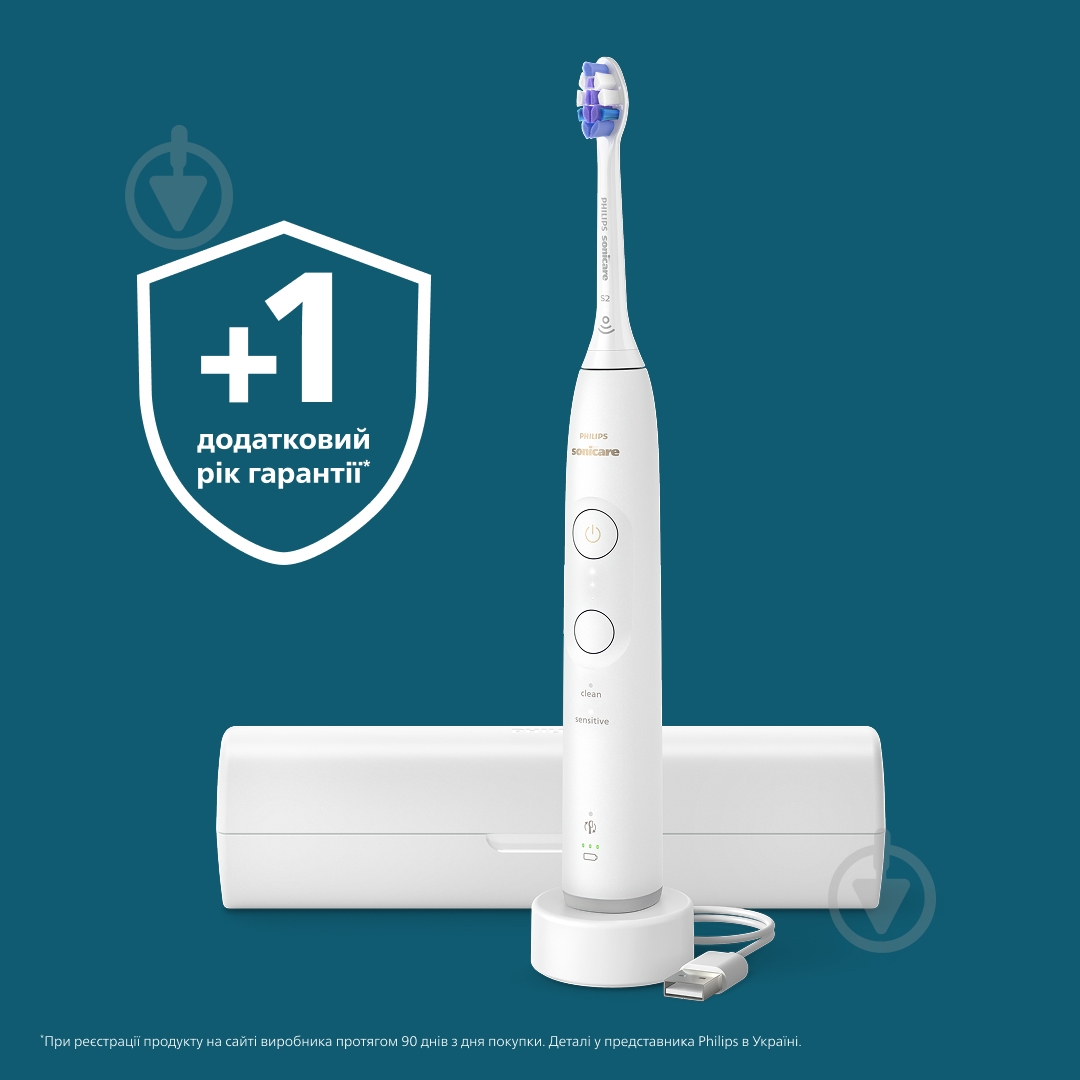 Електрична зубна щітка Philips Series 6100 HX7400/06 - фото 16