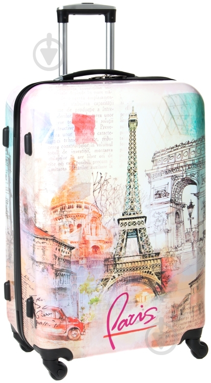 Валіза Paris 48x29.5x69 см Underprice білий - фото 1