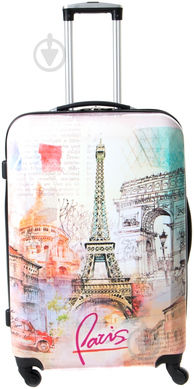 Валіза Paris 48x29.5x69 см Underprice білий - фото 2