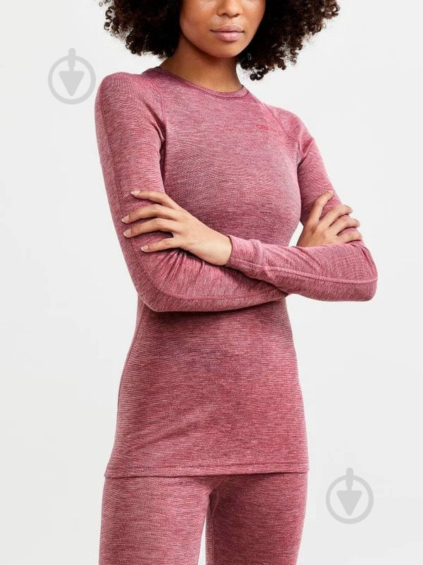 Комплект термобелья Craft CORE Wool Merino Set W 1909710-414200 р.S розовый - фото 2