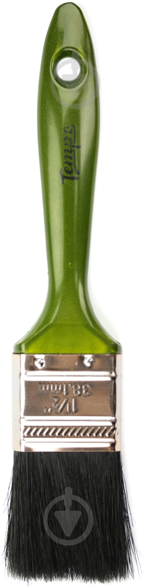 Кисточка Tempo черная щетина 1,5 35 мм JA-E004 - фото 1