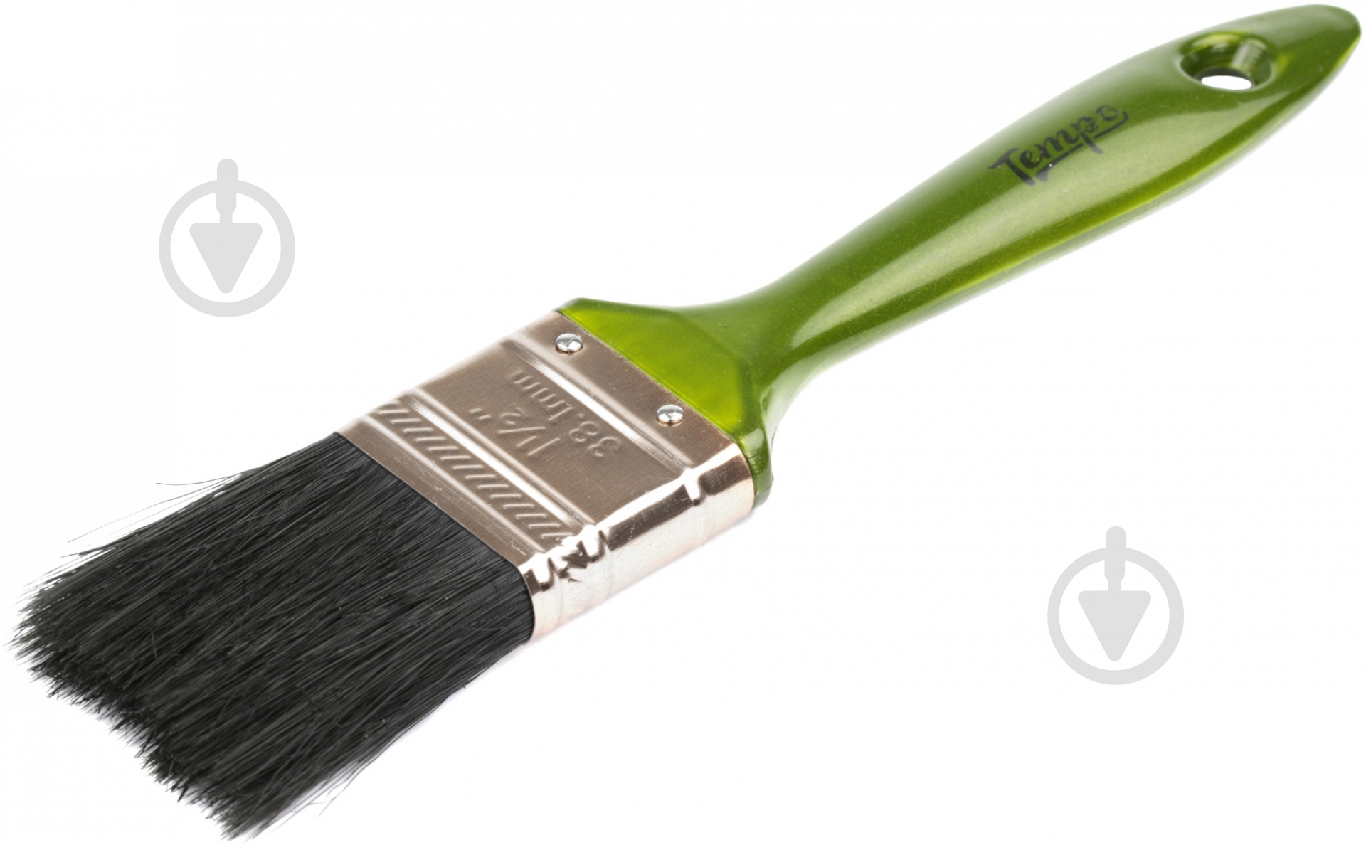 Кисточка Tempo черная щетина 1,5 35 мм JA-E004 - фото 2