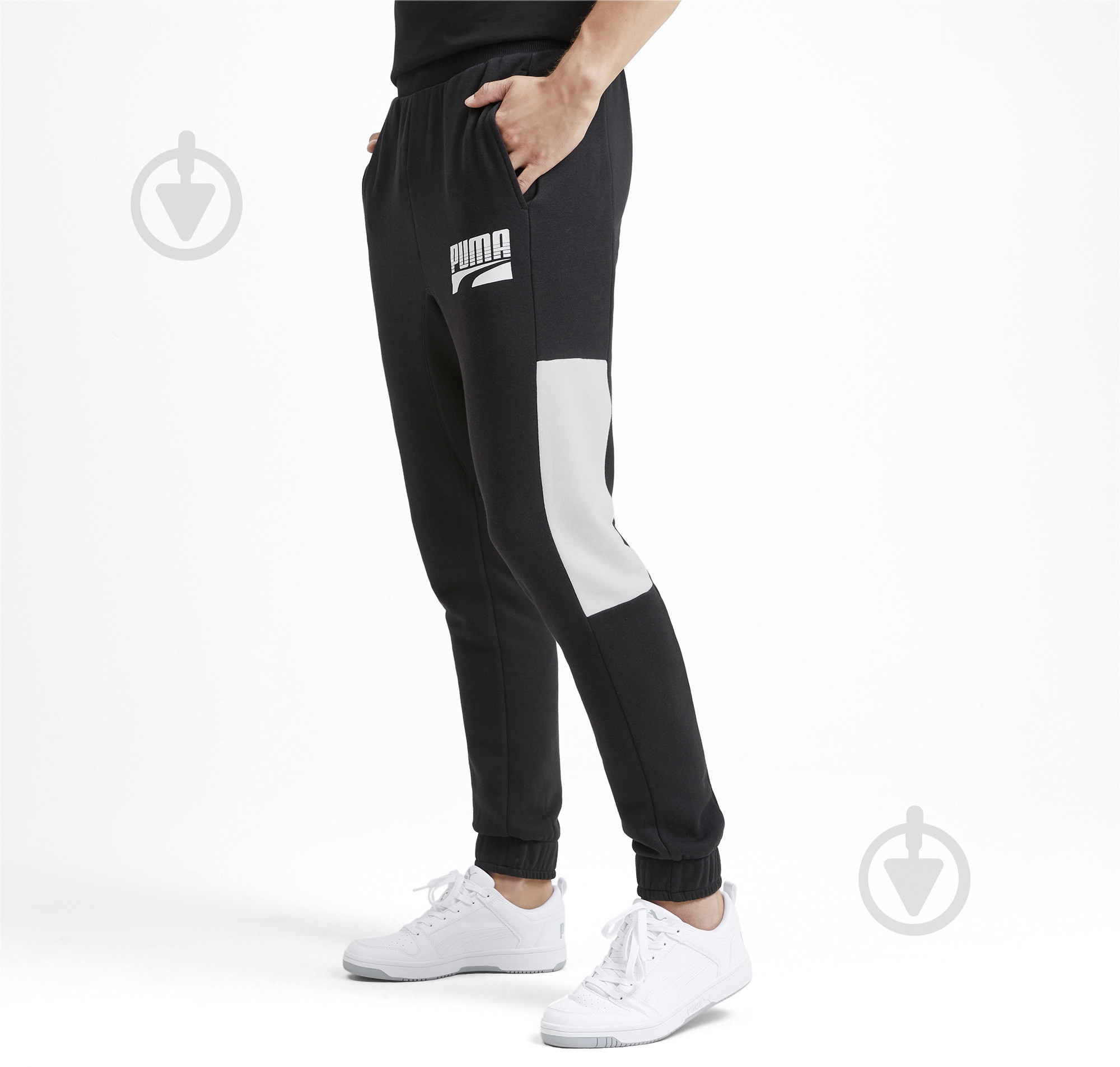 Брюки Puma Rebel Block Pants cl FL 58054801 р. S черный - фото 1 Брюки Puma Rebel Block Pants cl FL 58054801 р. S черный - фото 1