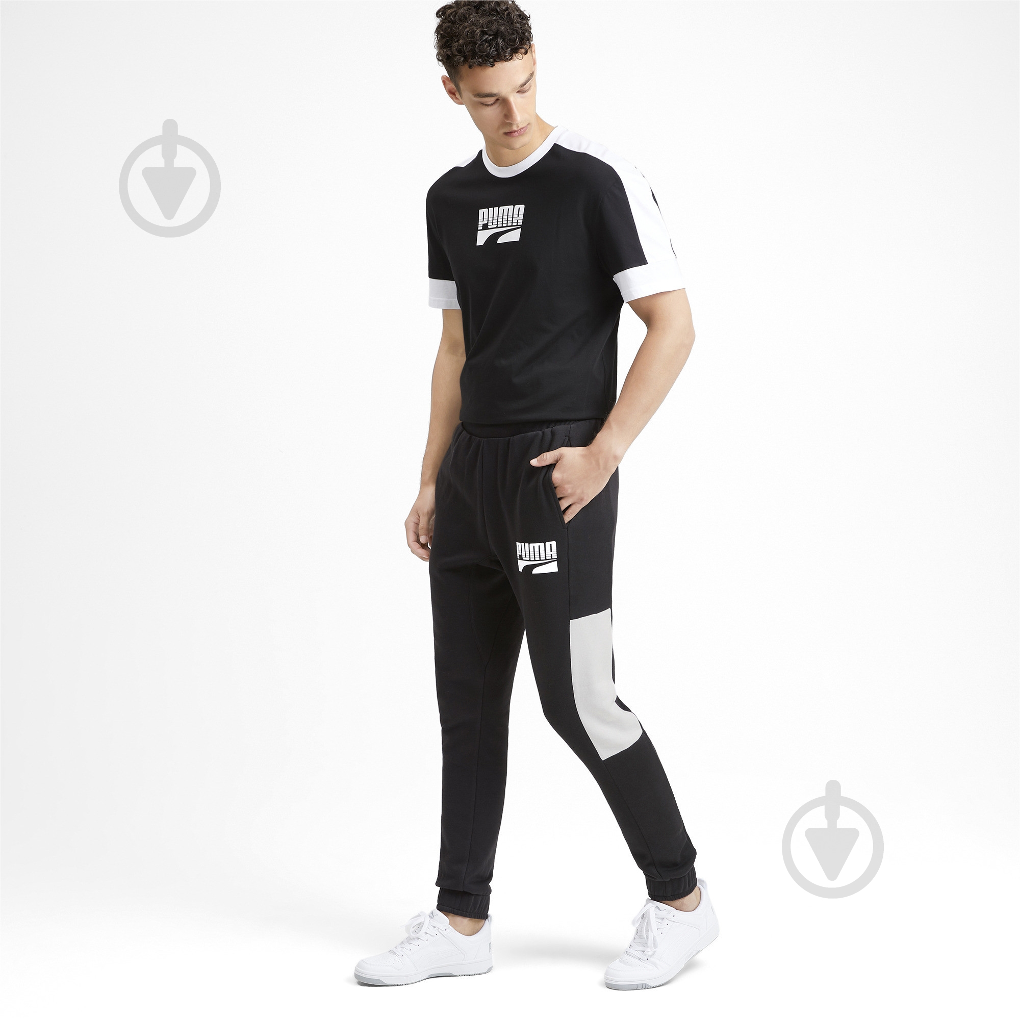 Брюки Puma Rebel Block Pants cl FL 58054801 р. S черный - фото 5 Брюки Puma Rebel Block Pants cl FL 58054801 р. S черный - фото 5