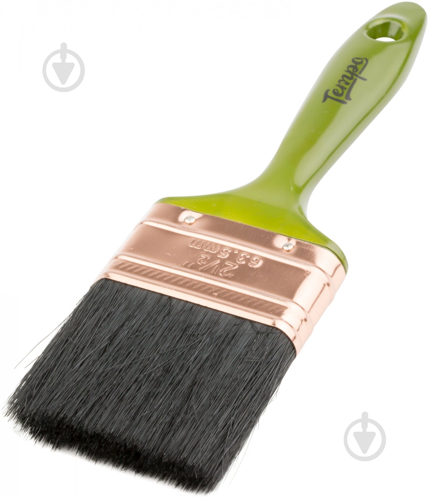 Кисточка Tempo черная щетина 60 мм JA-E004 - фото 2