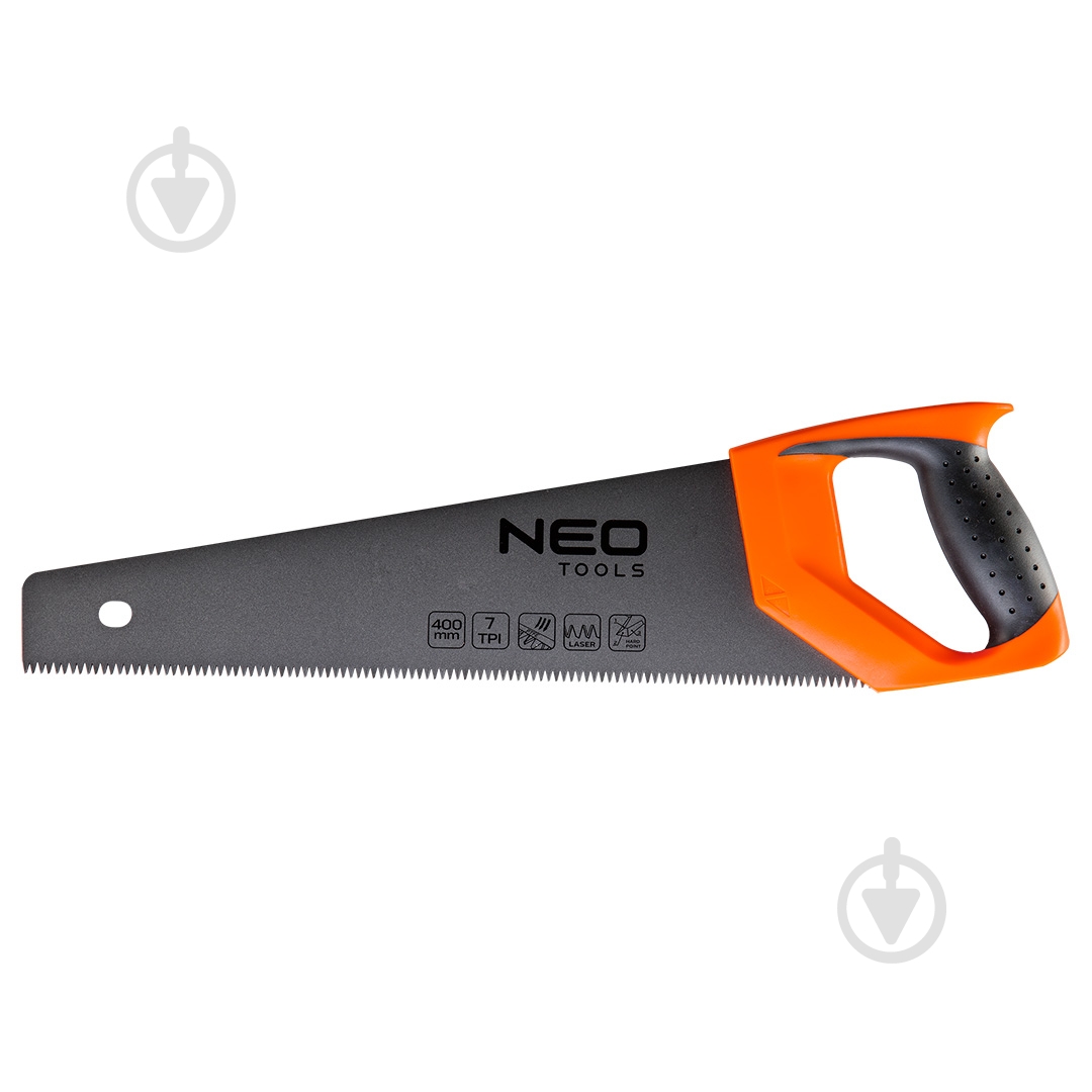 Пила по дереву 400 мм NEO tools 41-011 7TPI, PTFE - фото 1