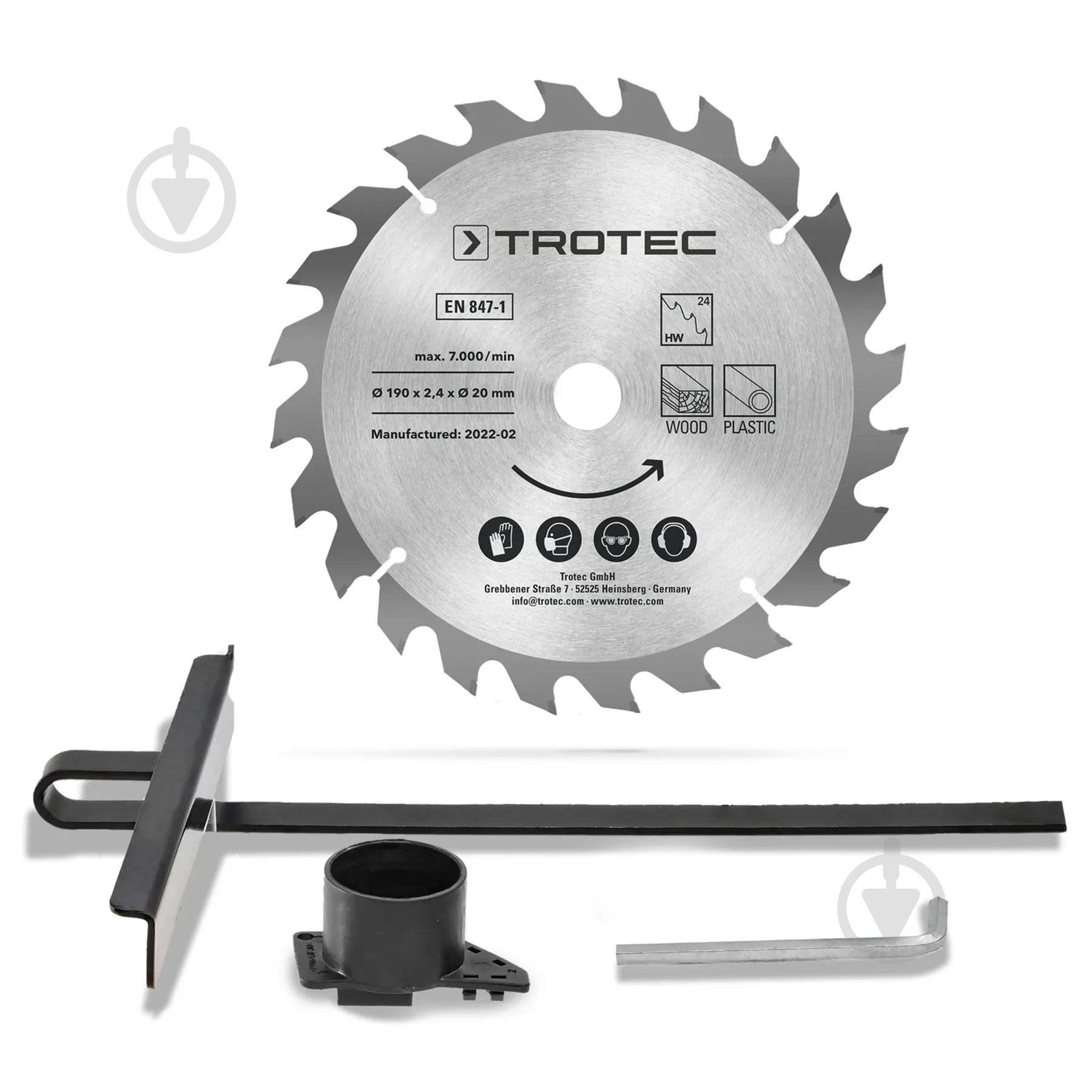 Пилка циркулярна Trotec PCSS 10-1400 4430000050 - фото 9