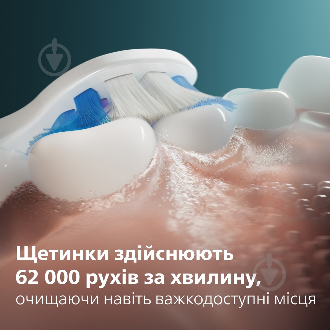 Електрична зубна щітка Philips Series 6100 HX7406/02 - фото 5