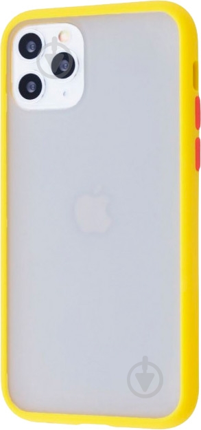 Чехол Shadow Matte Case (PC+TPU) желтый для Apple iPhone 11 Pro Max - фото 1 Чехол Shadow Matte Case (PC+TPU) желтый для Apple iPhone 11 Pro Max - фото 1