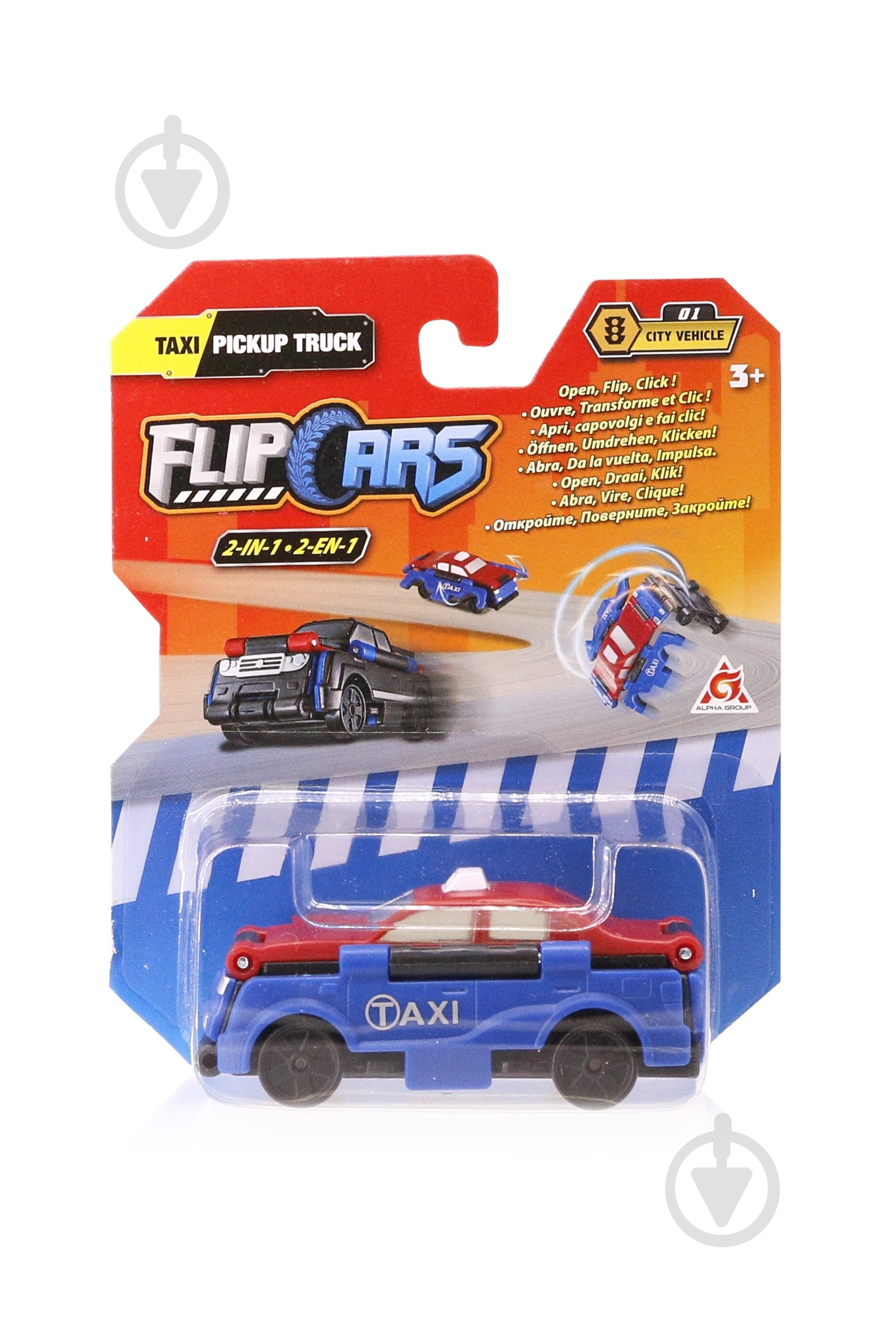 Машинка-трансформер Flip Cars Таксі та пікап EU463875-09 - фото 4 Машинка-трансформер Flip Cars Таксі та пікап EU463875-09 - фото 4
