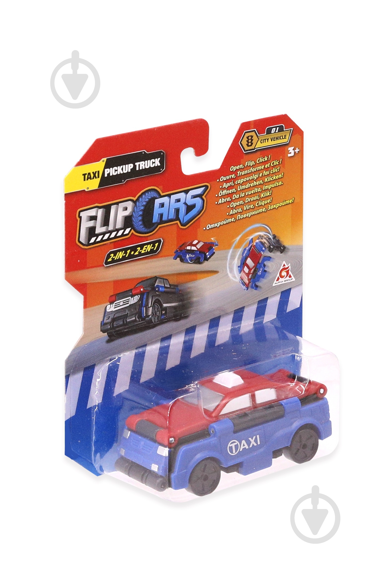 Машинка-трансформер Flip Cars Таксі та пікап EU463875-09 - фото 5 Машинка-трансформер Flip Cars Таксі та пікап EU463875-09 - фото 5