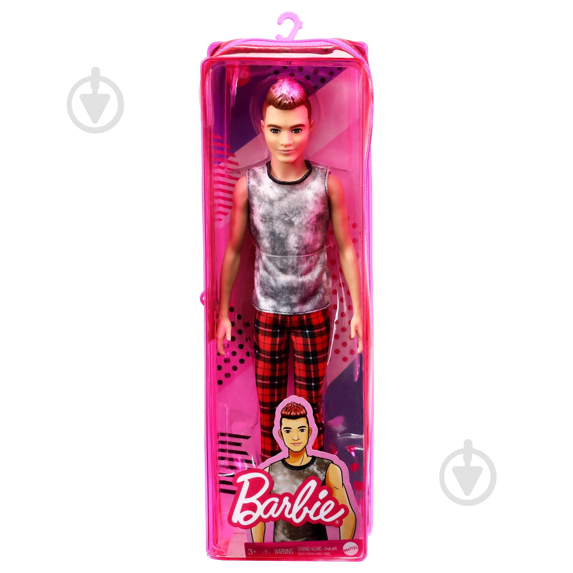 Лялька Barbie Кен "Модник" у клітчастих штанах GVY29 - фото 3