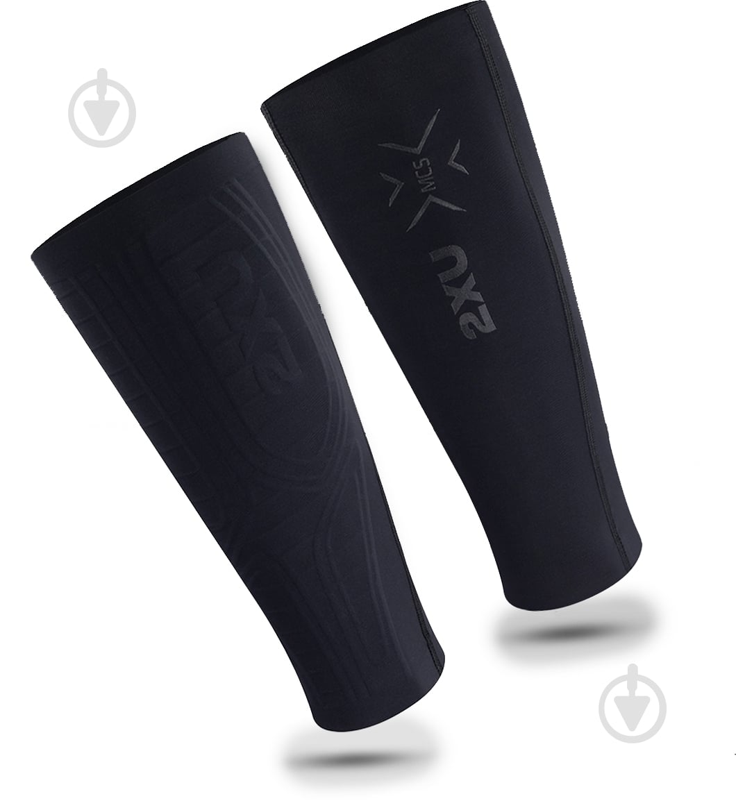 Гетры 2XU Light Speed Comp Calf Guards UA3064b_BLK/NRO р.M черный - фото 4