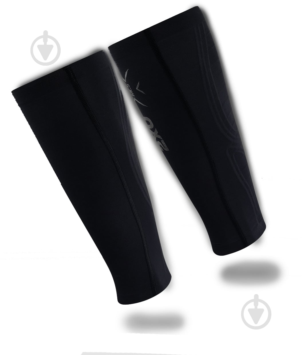 Гетры 2XU Light Speed Comp Calf Guards UA3064b_BLK/NRO р.M черный - фото 3