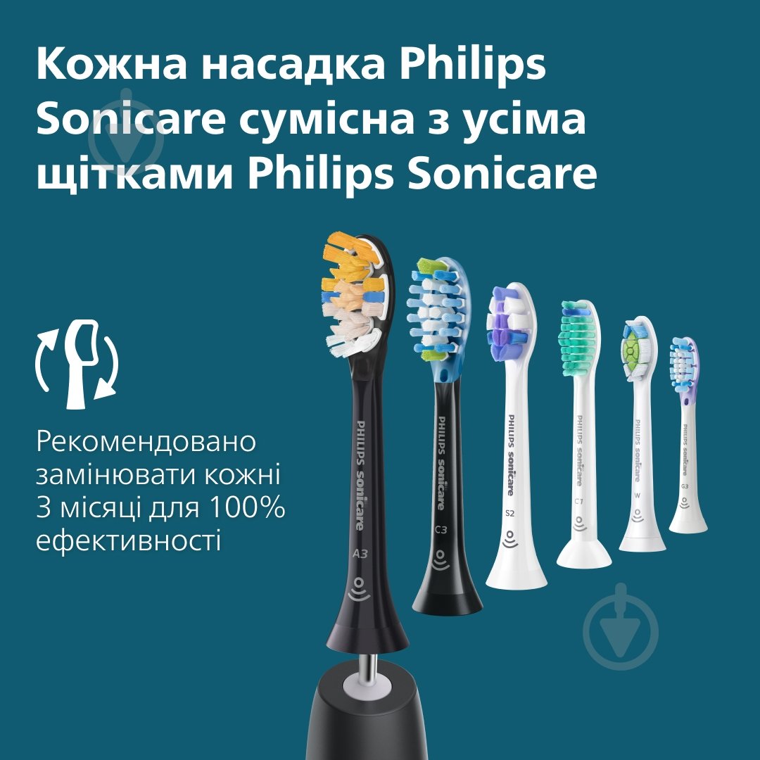 Електрична зубна щітка Philips Series 7100 HX7421/01 - фото 16