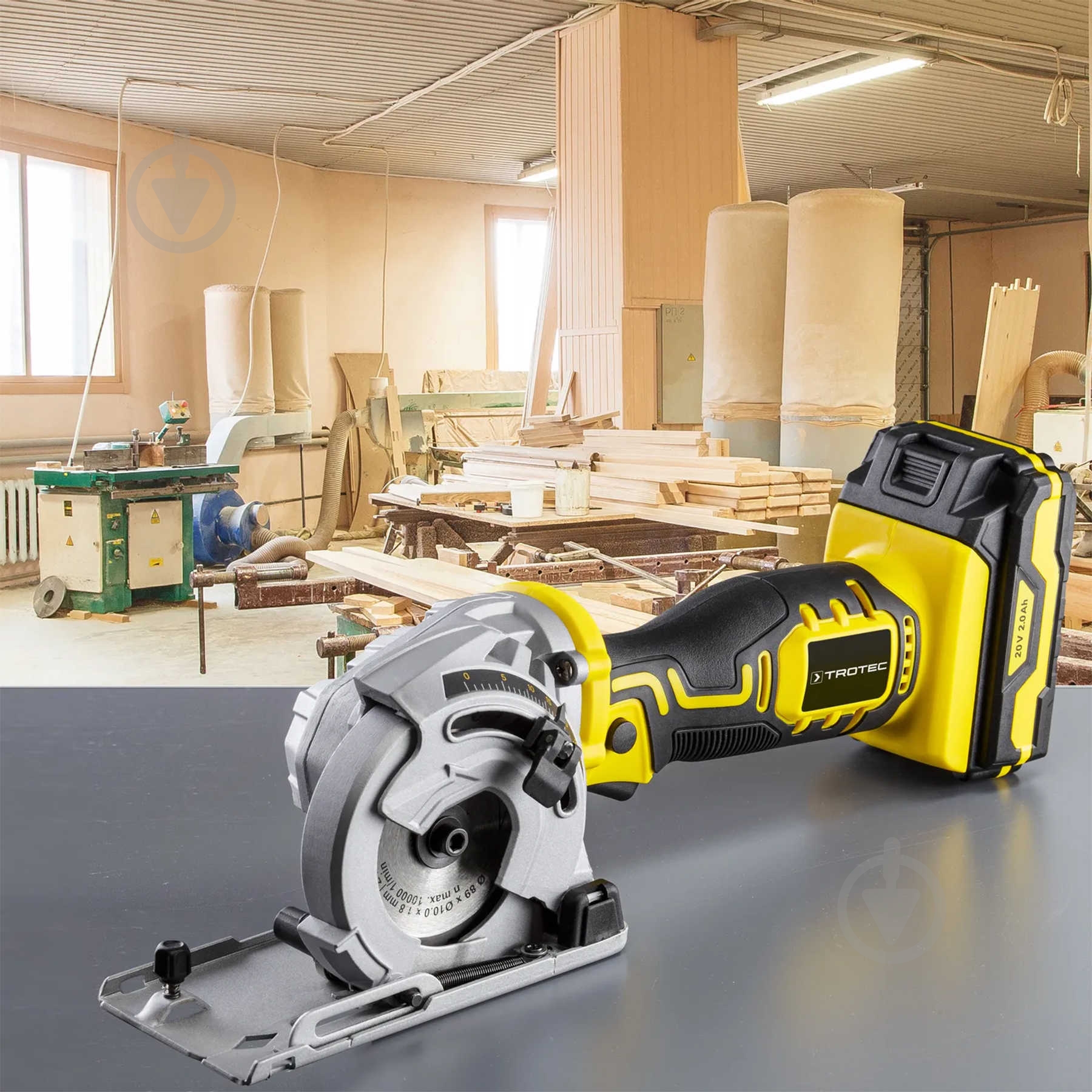 Пилка циркулярна Trotec PCSS 05-20V 4430000105 - фото 32