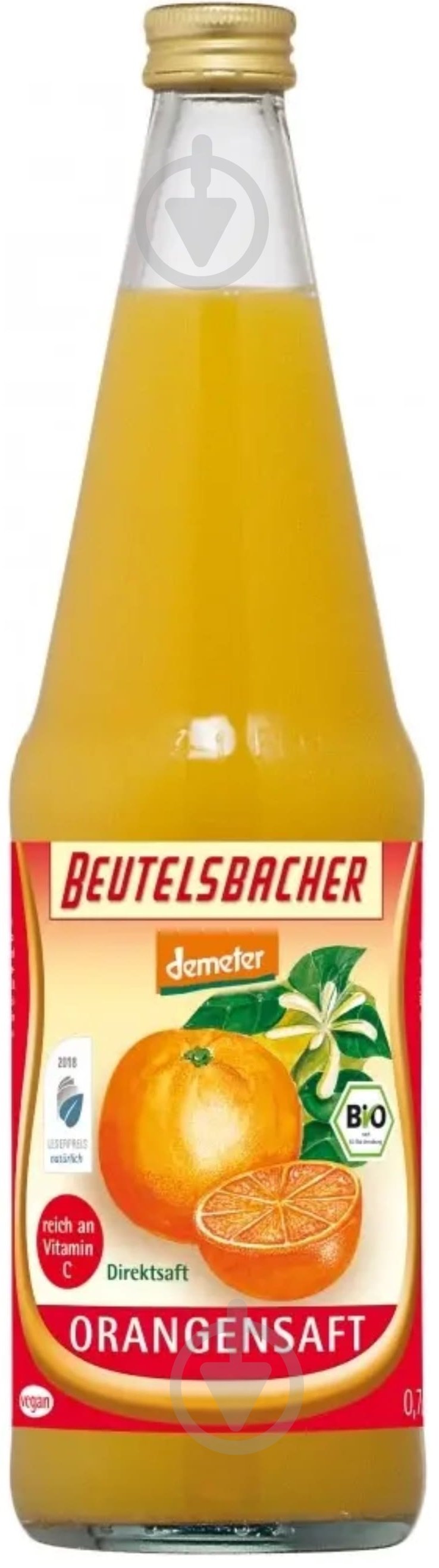 Сік Beutelsbacher апельсиновий органічний 0,75 л (16033) - фото 1 Сік Beutelsbacher апельсиновий органічний 0,75 л (16033) - фото 1