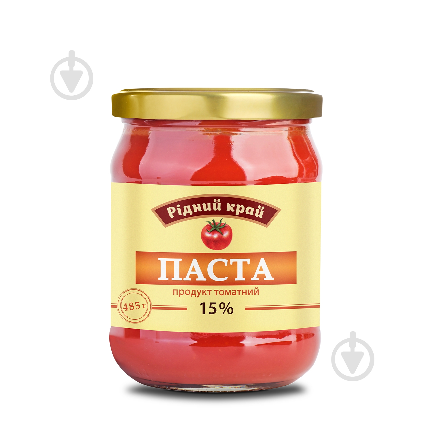 Паста томатна Рідний край 15% 485 г - фото 1